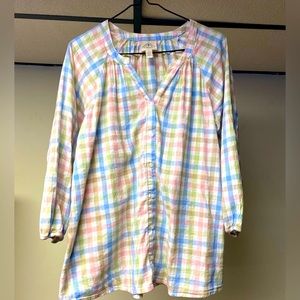 St. John’s Bay Women’s 3/4 Sleeve Button Down Shirt